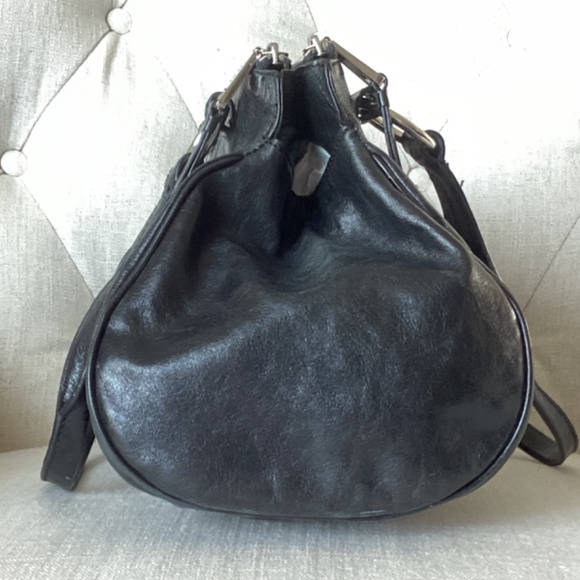 HOBO Leather Over-the-Shoulder Satchel Handbag - Picture 7 of 12